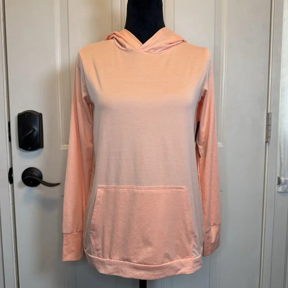 Girls Runway Hoodie Quick Dry Moisture Wicking Front Pocket Size Large 12/14